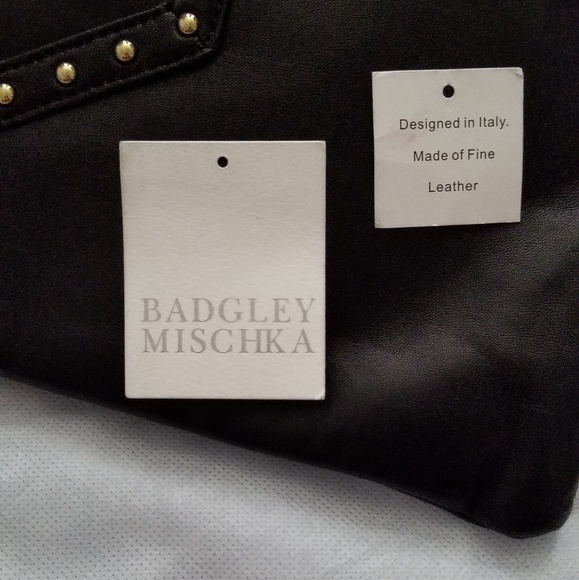 Badgley Mischka Leather bag 2 styles 1 bag - Picture 3 of 8
